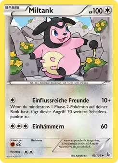 Miltank, Karte 83 aus Flammenmeer