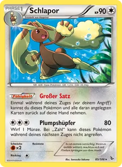 Schlapor, Karte 85 aus Flammenmeer