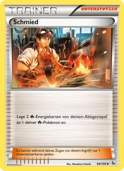 Schmied, Karte 88 aus Flammenmeer