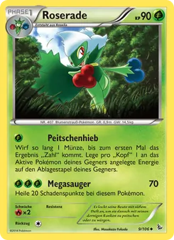 Roserade, Karte 9 aus Flammenmeer
