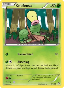 Knofensa, Karte 1 aus Fliegende Fäuste