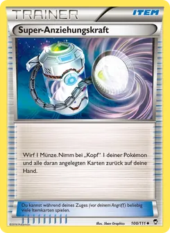 Super-Anziehungskraft, Karte 100 aus Fliegende Fäuste