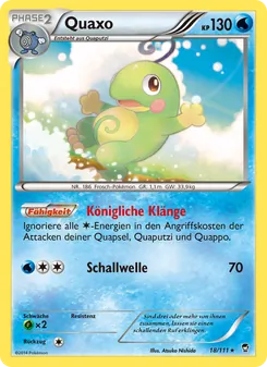 Quaxo, Karte 18 aus Fliegende Fäuste