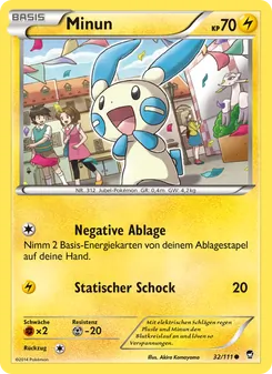 Minun, Karte 32 aus Fliegende Fäuste