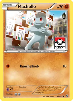 Machollo, Karte 44 aus Fliegende Fäuste