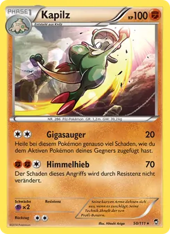 Kapilz, Karte 50 aus Fliegende Fäuste