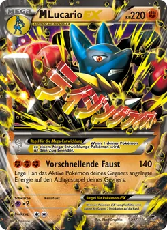 M Lucario EX, Karte 55 aus Fliegende Fäuste