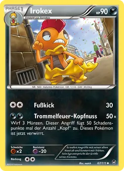 Irokex, Karte 67 aus Fliegende Fäuste