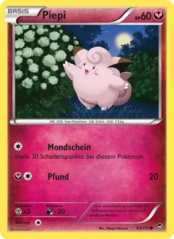 Piepi, Karte 69 aus Fliegende Fäuste