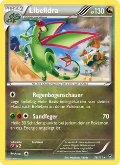 Libelldra, Karte 76 aus Fliegende Fäuste