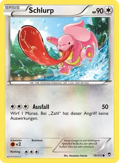 Schlurp, Karte 78 aus Fliegende Fäuste