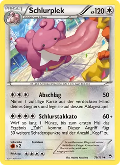 Schlurplek, Karte 79 aus Fliegende Fäuste