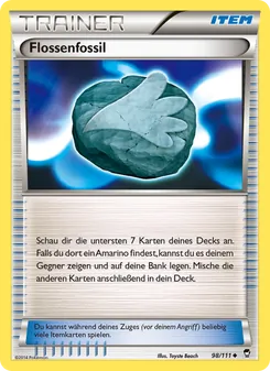 Flossenfossil, Karte 98 aus Fliegende Fäuste