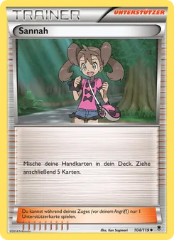 Sannah, Karte 104 aus Phantomkräfte