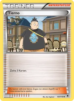 Tierno, Karte 107 aus Phantomkräfte