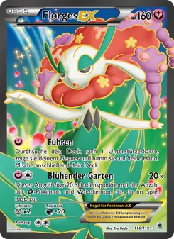 Florges EX, Karte 116 aus Phantomkräfte