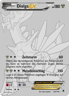 Dialga EX, Karte 122 aus Phantomkräfte
