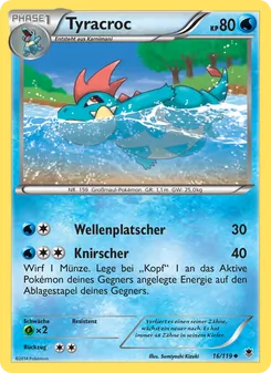 Tyracroc, Karte 16 aus Phantomkräfte