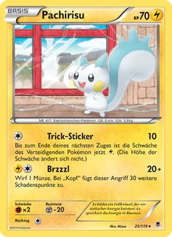 Pachirisu, Karte 25 aus Phantomkräfte