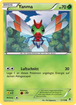 Yanma, Karte 3 aus Phantomkräfte