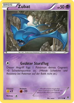 Zubat, Karte 31 aus Phantomkräfte