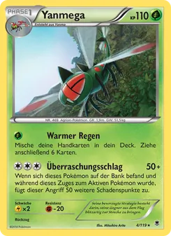 Yanmega, Karte 4 aus Phantomkräfte
