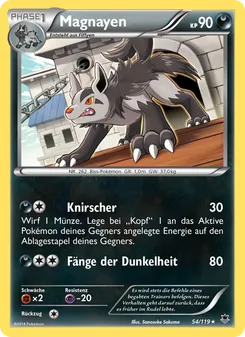 Magnayen, Karte 54 aus Phantomkräfte
