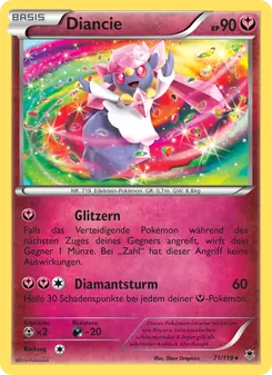 Diancie, Karte 71 aus Phantomkräfte