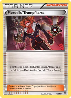 Flordelis' Trumpfkarte, Karte 99 aus Phantomkräfte