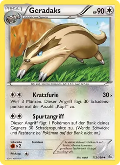 Geradaks, Karte 112 aus Protoshock