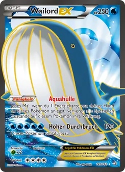 Wailord EX, Karte 147 aus Protoshock