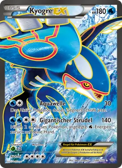 Kyogre EX, Karte 148 aus Protoshock