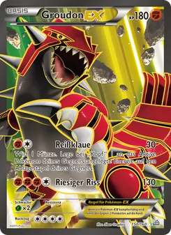 Groudon EX, Karte 150 aus Protoshock