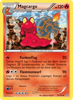 Magcargo, Karte 23 aus Protoshock