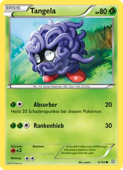 Tangela, Karte 4 aus Protoshock