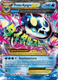 ProtoKyogre EX, Karte 55 aus Protoshock