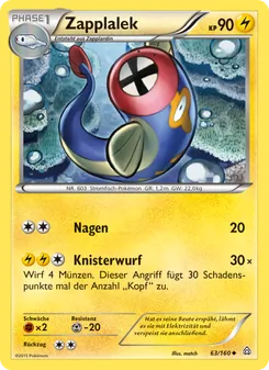Zapplalek, Karte 63 aus Protoshock