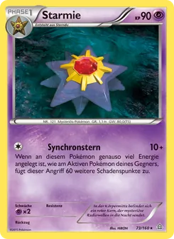 Starmie, Karte 73 aus Protoshock