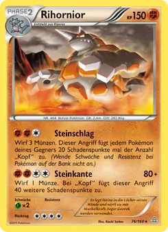 Rihornior, Karte 76 aus Protoshock