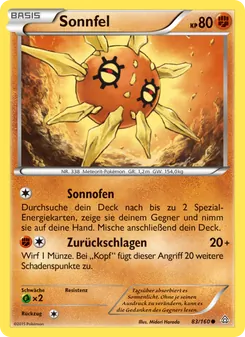 Sonnfel, Karte 83 aus Protoshock