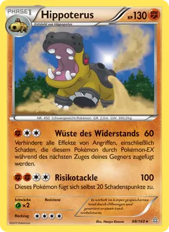 Hippoterus, Karte 88 aus Protoshock
