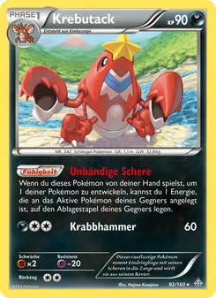 Krebutack, Karte 92 aus Protoshock