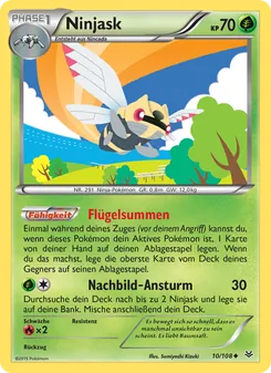 Ninjask, Karte 10 aus Drachenleuchten