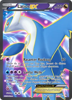 Latios EX, Karte 101 aus Drachenleuchten