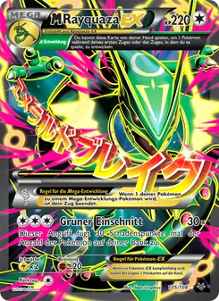 M-Rayquaza EX, Karte 105 aus Drachenleuchten