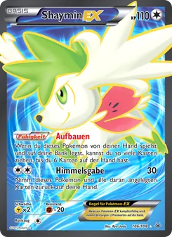 Shaymin EX, Karte 106 aus Drachenleuchten