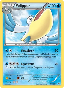 Pelipper, Karte 19 aus Drachenleuchten