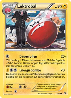 Lektrobal, Karte 22 aus Drachenleuchten