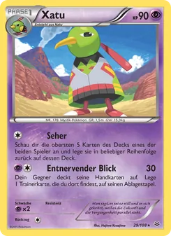 Xatu, Karte 29 aus Drachenleuchten