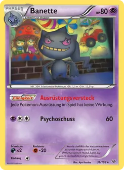 Banette, Karte 31 aus Drachenleuchten